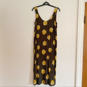 Madewell Sunflower Midi Dress - Size 0
